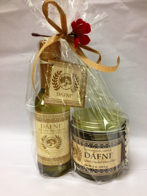DÁFNI Greek Olive Oil & Olives Gift Sampler